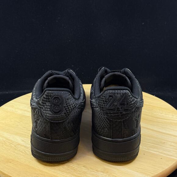 Size 9- Nike Air Force 1 Low Kobe Bryant Forever Black Men\'s IB0018-003 New main image 6